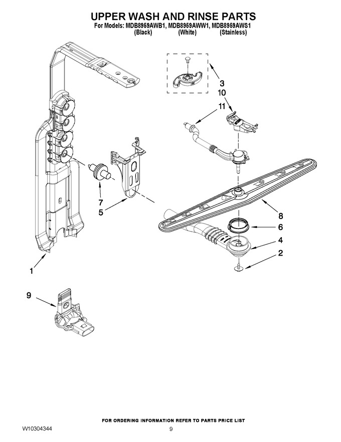 Diagram for MDB8959AWW1