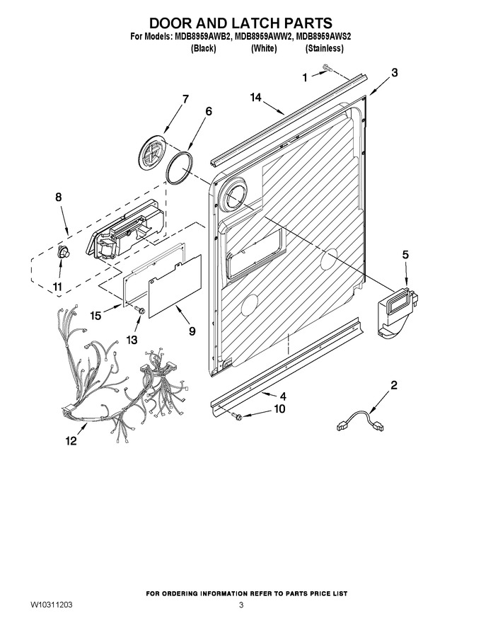 Diagram for MDB8959AWW2