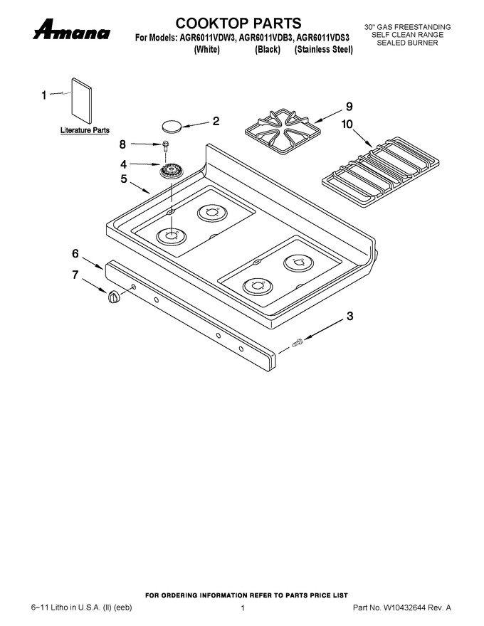 Diagram for AGR6011VDW3