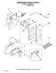 Diagram for 08 - Dispenser Front Parts