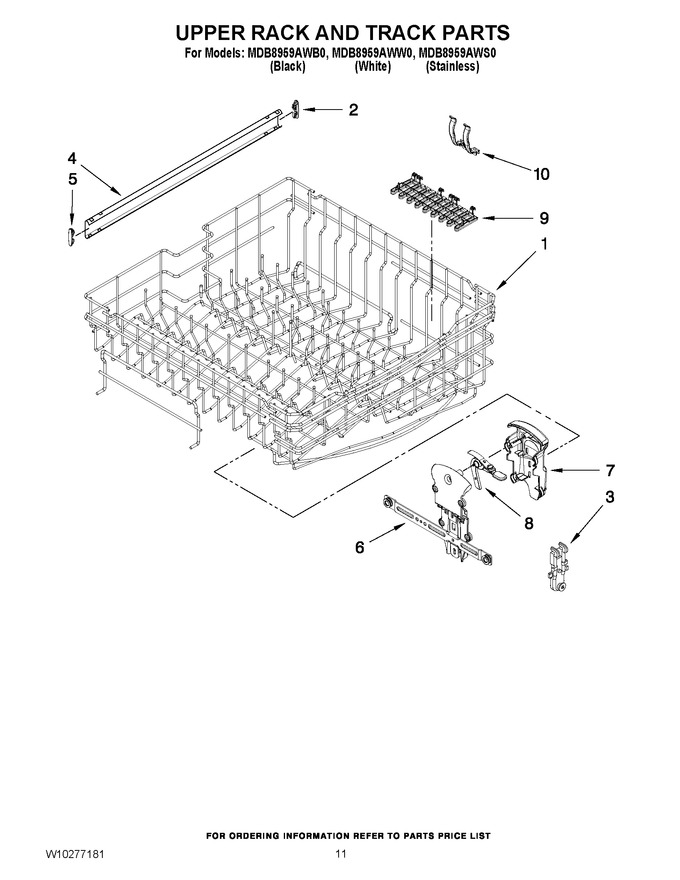 Diagram for MDB8959AWW0