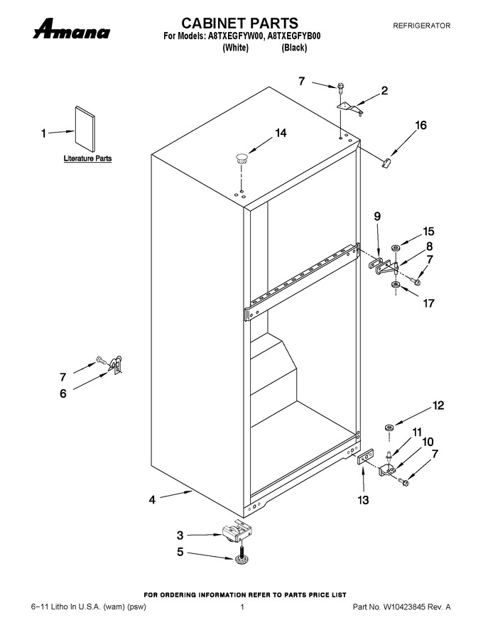Diagram for A8TXEGFYB00