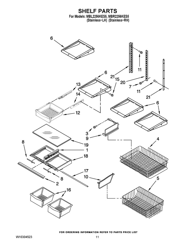 Diagram for MBR2256KES5
