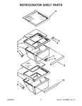 Diagram for 04 - Refrigerator Shelf Parts