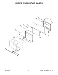 Diagram for 05 - Lower Oven Door Parts