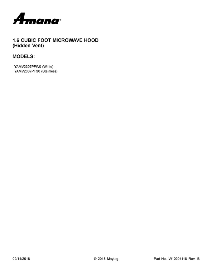 Diagram for YAMV2307PFW0