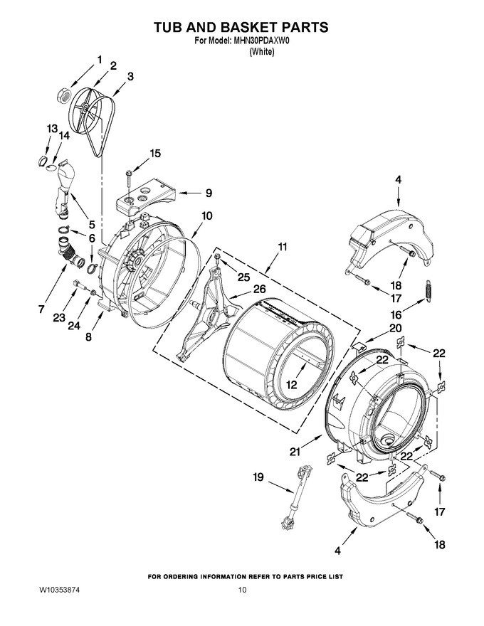 Diagram for MHN30PDAXW0