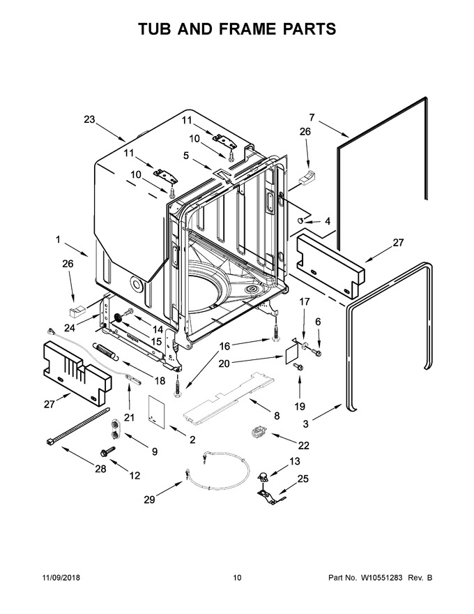 Diagram for JDB8700AWS1
