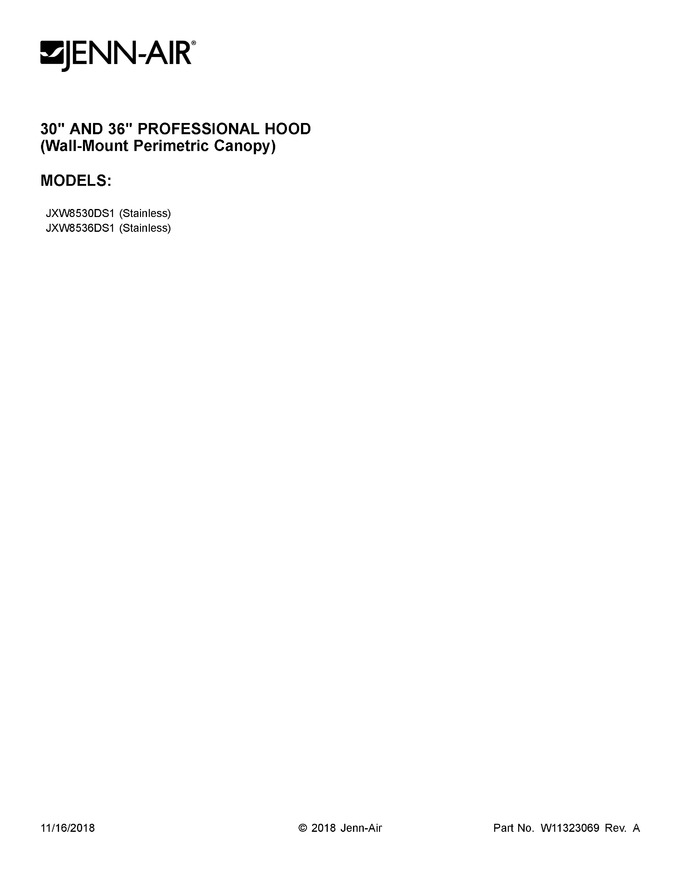 Diagram for JXW8530DS1