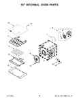 Diagram for 11 - 18" Internal Oven Parts