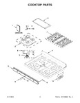 Diagram for 02 - Cooktop Parts