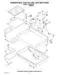 Diagram for 02 - Burner Box, Gas Valves, And Switches