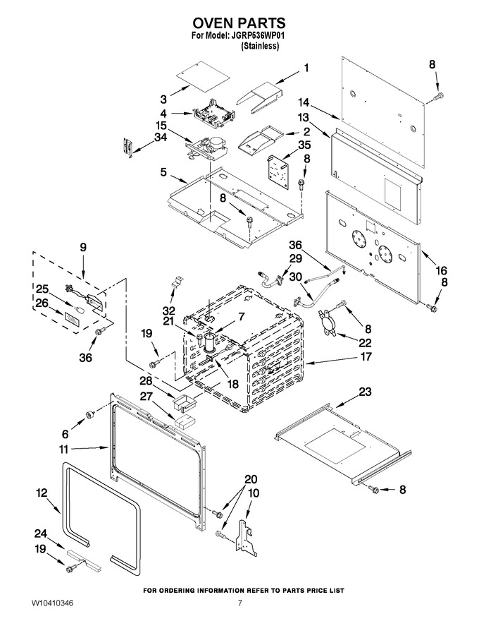 Diagram for JGRP536WP01