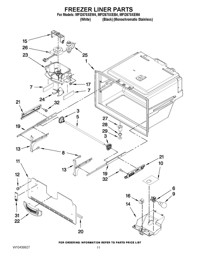 Diagram for MFI2670XEW4