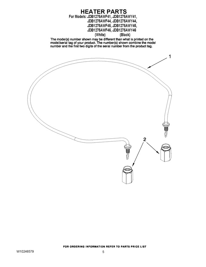 Diagram for JDB1275AWY45