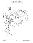 Diagram for 02 - Cooktop Parts