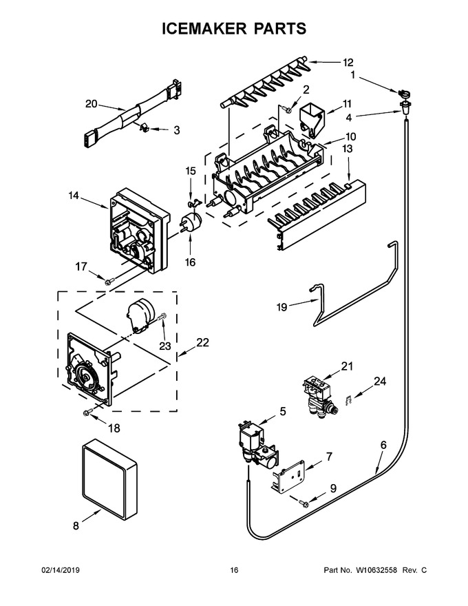 Diagram for MFW2055YEB01