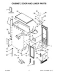 Diagram for 02 - Cabinet, Door And Liner Parts