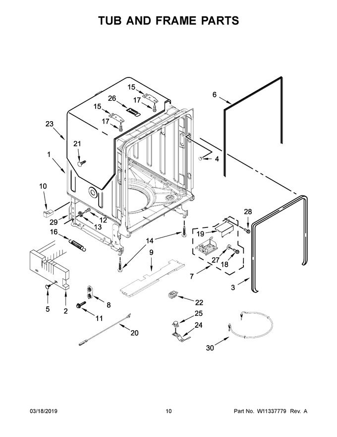 Diagram for MDB8989SHK0