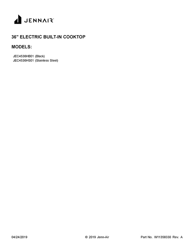 Diagram for JEC4536HB01