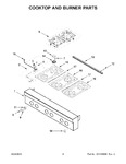 Diagram for 03 - Cooktop And Burner Parts