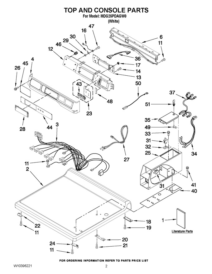 Diagram for MDG25PDAGW0