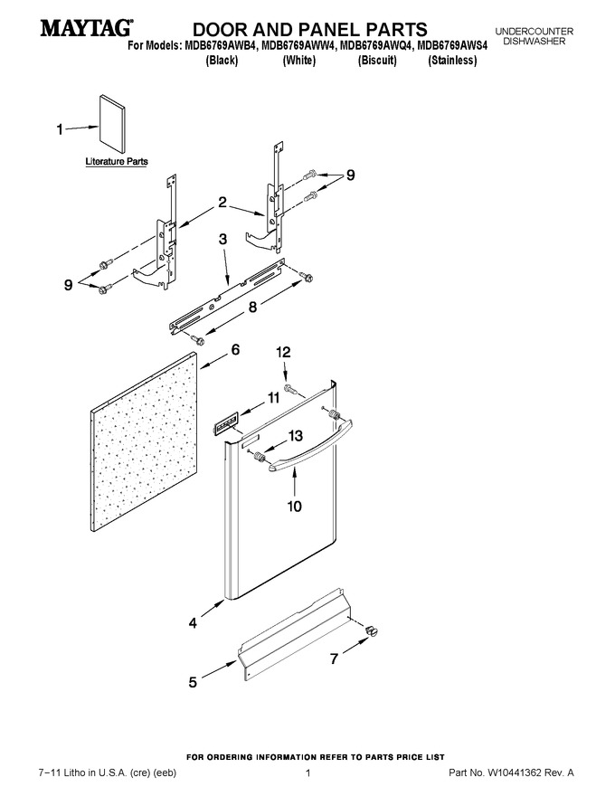 Diagram for MDB6769AWW4