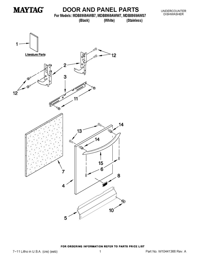 Diagram for MDB8959AWS7