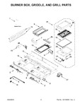 Diagram for 02 - Burner Box, Griddle, And Grill Parts