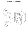 Diagram for 03 - Refrigerator Liner Parts