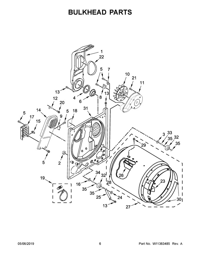 Diagram for AED4516HW0