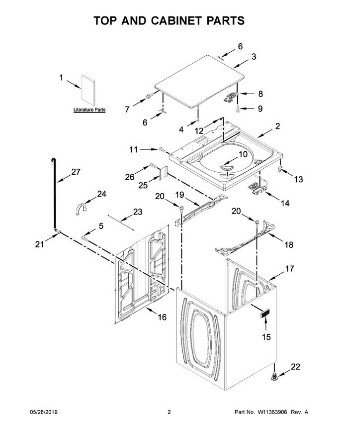 Diagram for 7MMVWC465JW0