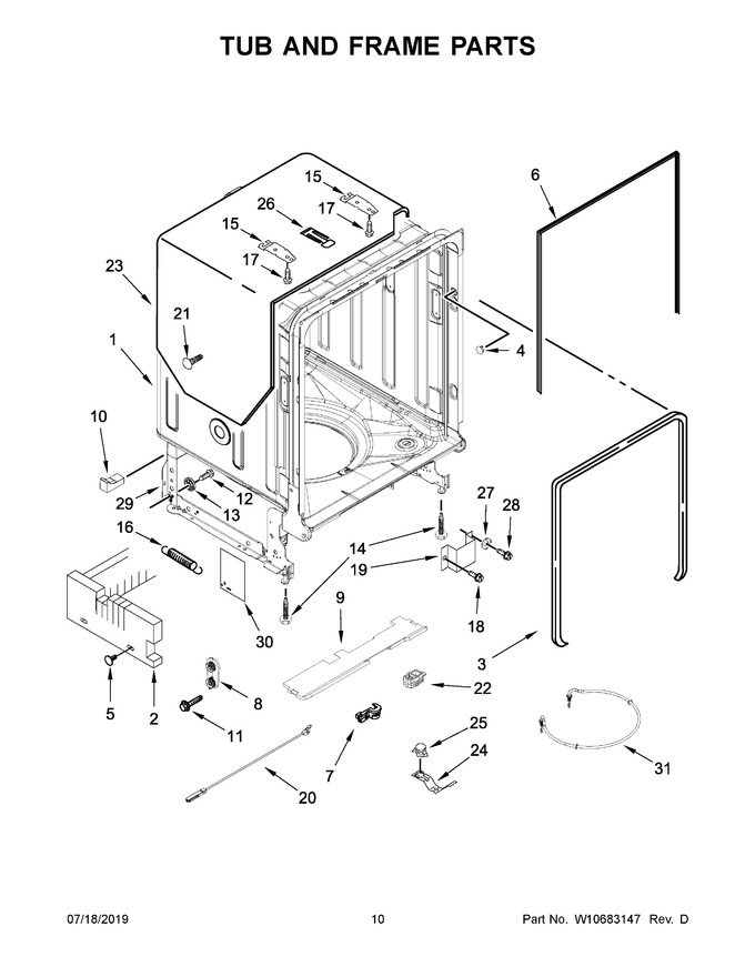 Diagram for MDB8969SDH0