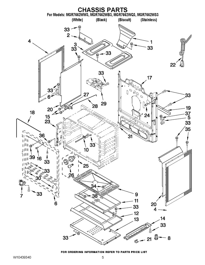 Diagram for MGR7662WS3
