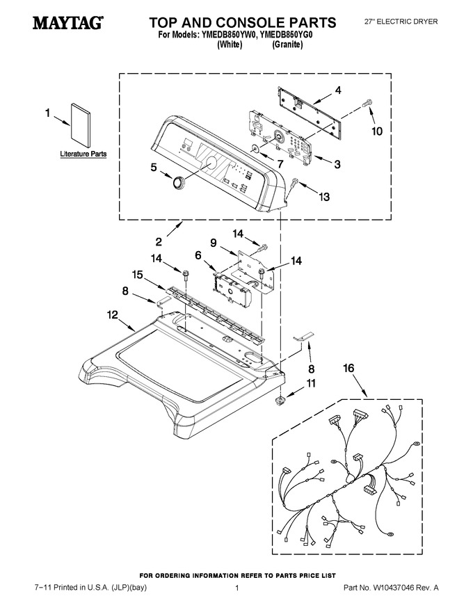 Diagram for YMEDB850YG0