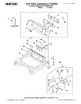 Diagram for 01 - Top And Console Parts