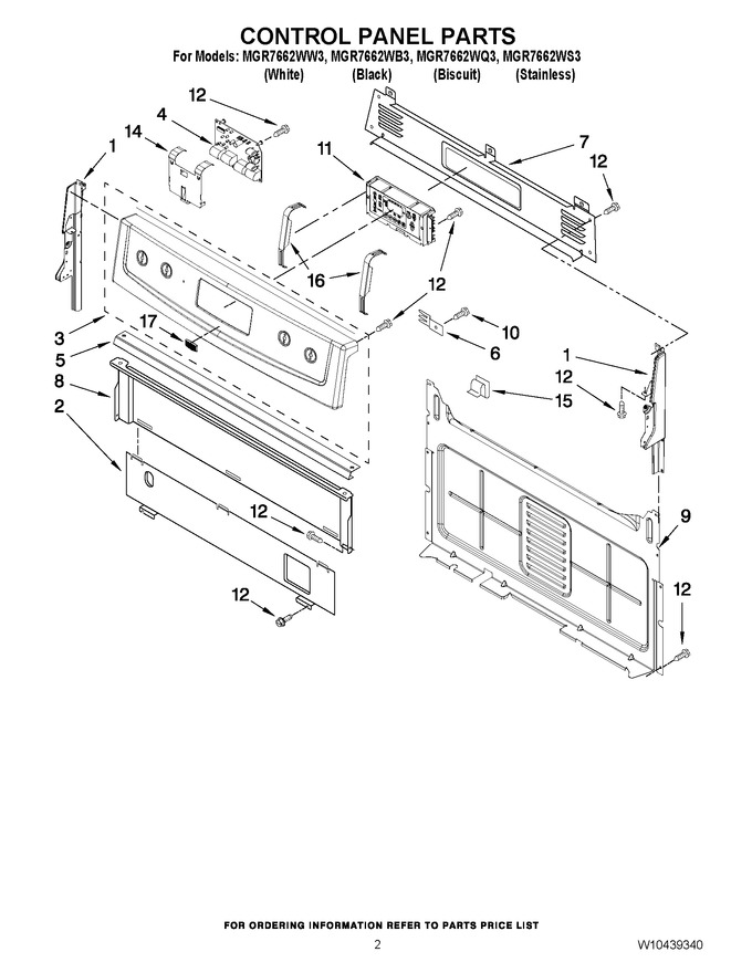 Diagram for MGR7662WS3