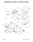Diagram for 02 - Burner Box, Griddle, And Grill Parts