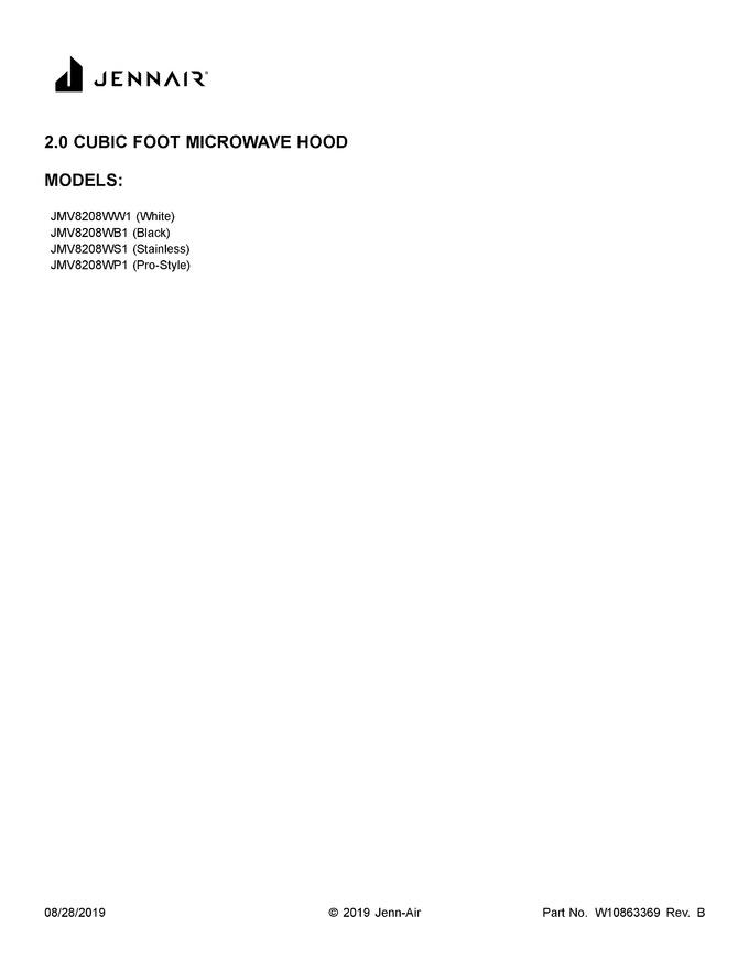 Diagram for JMV8208WW1