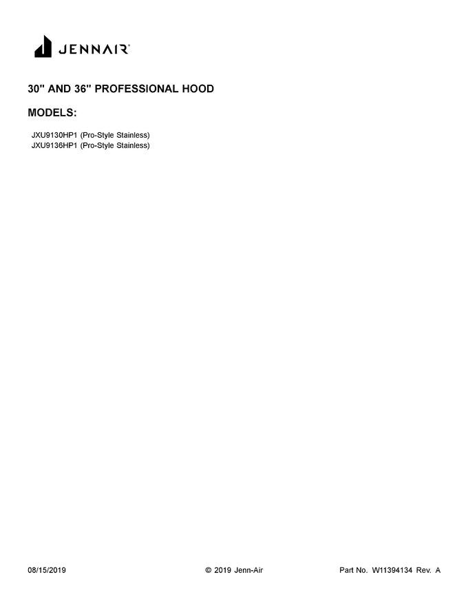 Diagram for JXU9136HP1