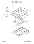 Diagram for 02 - Cooktop Parts
