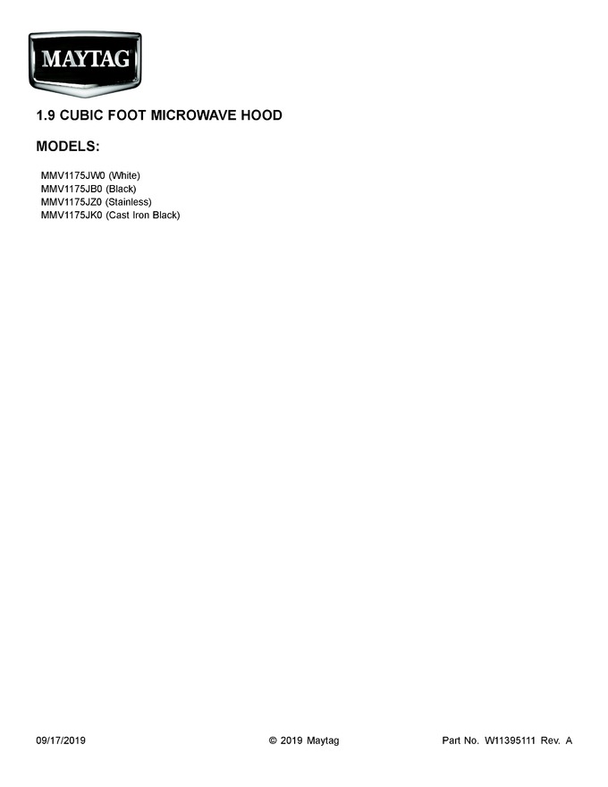 Diagram for MMV1175JW0