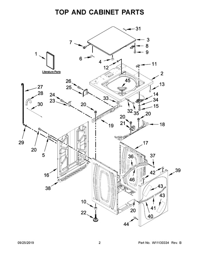 Diagram for MVWP575GW0