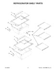 Diagram for 04 - Refrigerator Shelf Parts