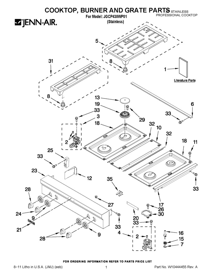 Diagram for JGCP430WP01