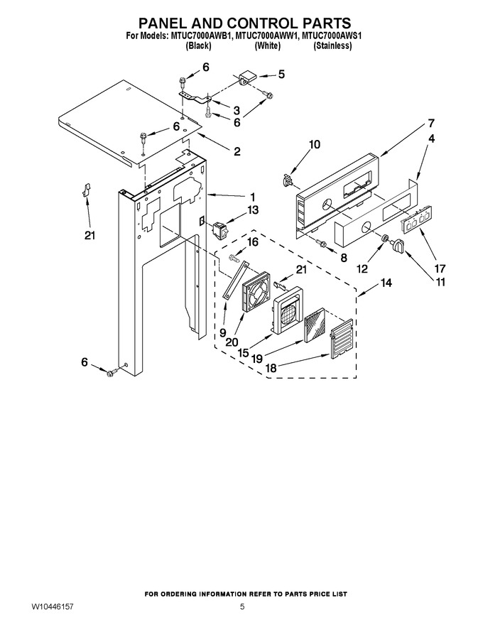 Diagram for MTUC7000AWW1
