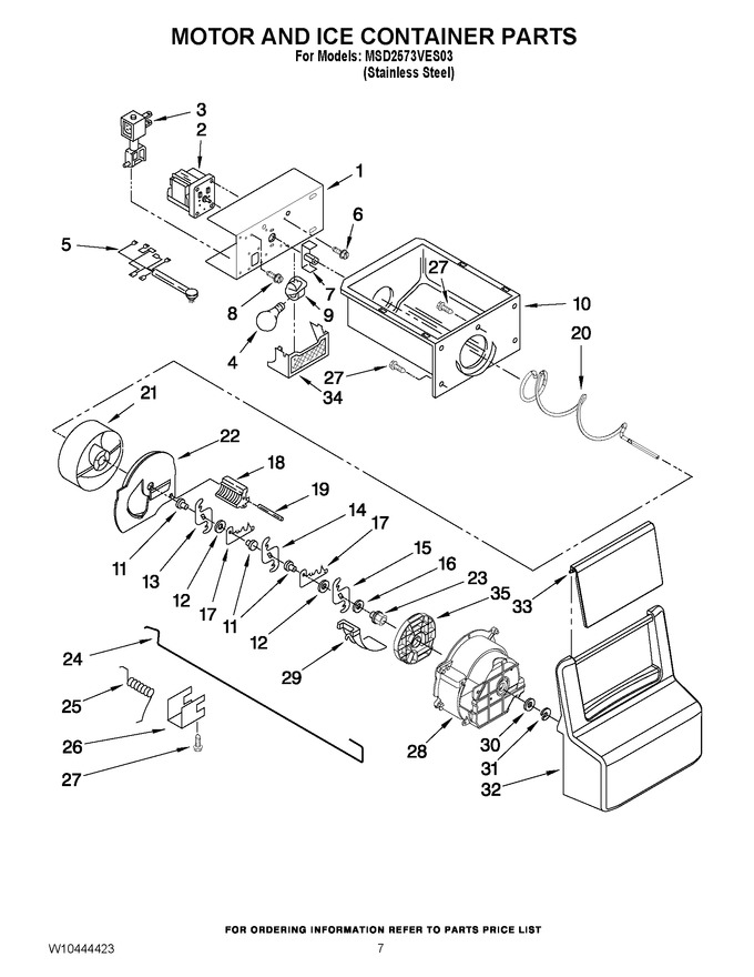 Diagram for MSD2573VES03