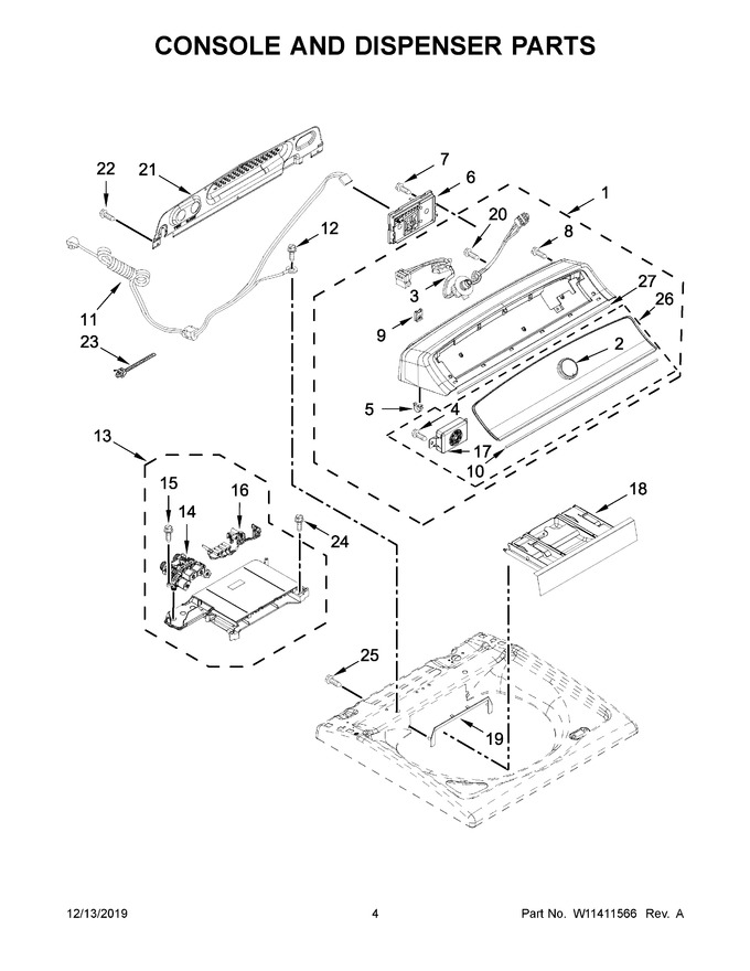 Diagram for MVWB765FW4