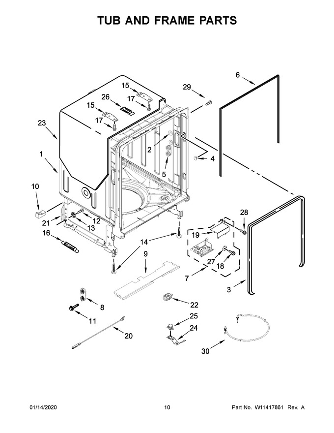 Diagram for MDB4949SHW1