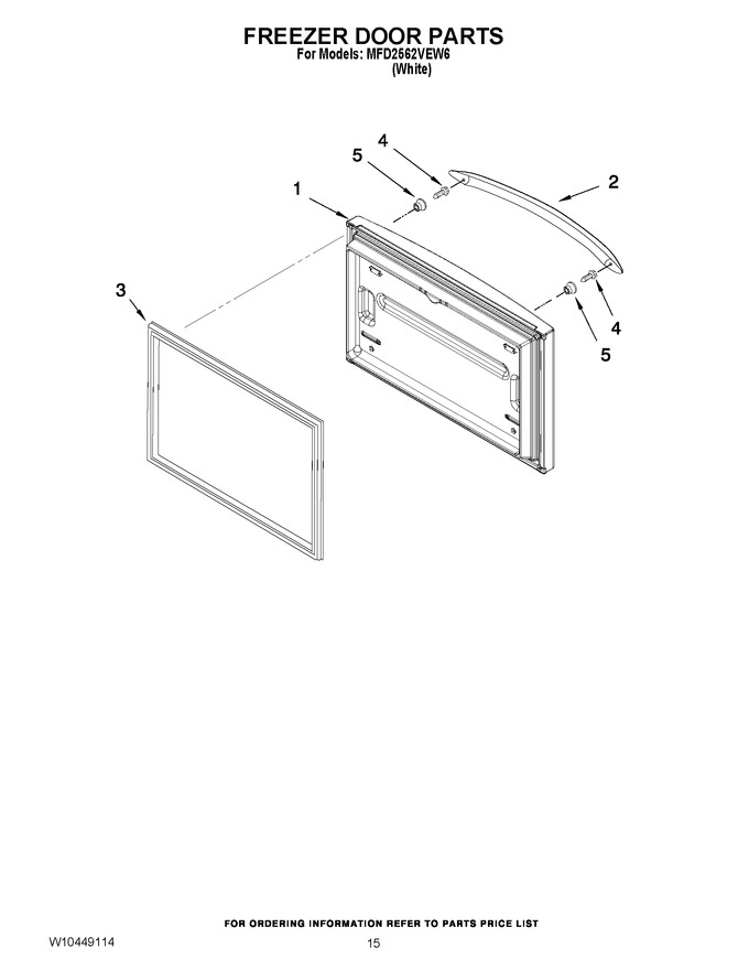 Diagram for MFD2562VEW6